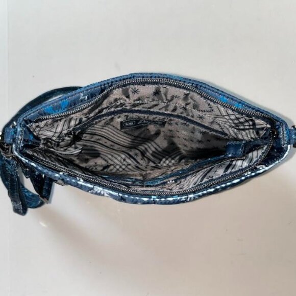 Lug Dazzle Crossbody Bag Snowflake Navy Blue - Picture 7 of 10